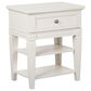Nicolette Home Willowbrook 1-Drawer Nightstand in Egg Shell White, , large