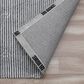 L&R Resources Bergen 7"9" x 9"9" Gray and Ivory Area Rug, , large