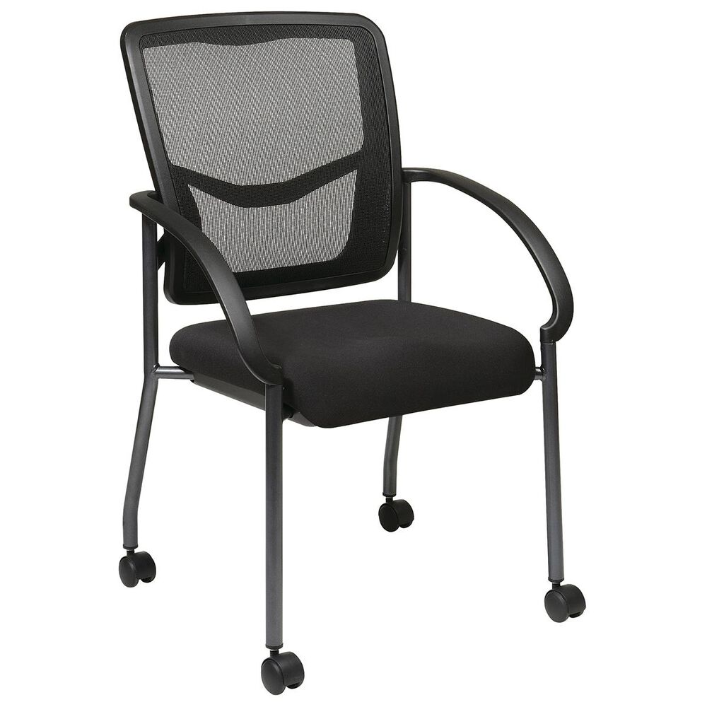 OSP Home ProGrid Visitors Chair in Coal, , large