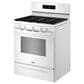 Whirlpool 5 Cu. Ft. Freestanding Gas Range in White, , large