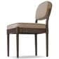 Four Hands Esther Side Chair with Antwerp Taupe Cushion in Brown Oak, , large