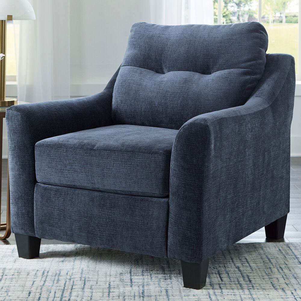Ashley Amity Bay Arm Chair in Ink, , large