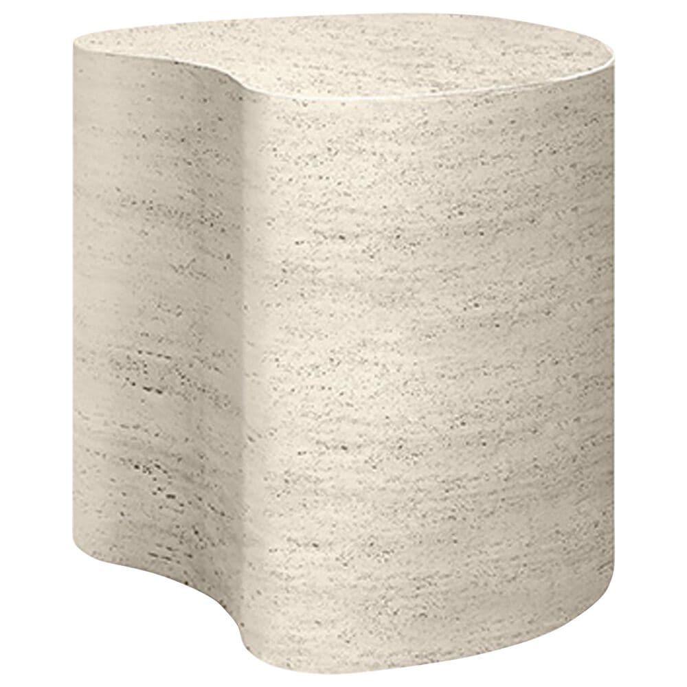 Ebel Outdoor Furniture Tahoe Patio End Table in Shell, , large