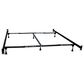 Home by Hollywood King Headboard and Footboard Bed Frame in Black, , large