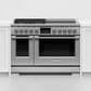 Fisher & Paykel 48" Professional Hybrid Range with Natural Gas in Stainless Steel, , large