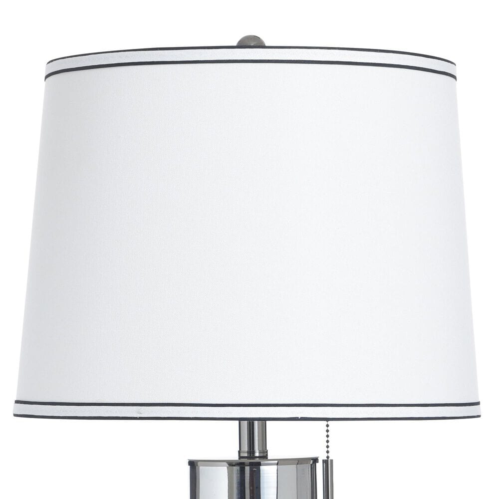 Flair Industries Hoke Table Lamp in Silver, , large