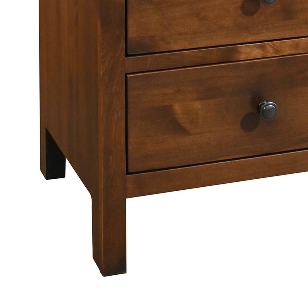 Archbold Furniture Heritage 2 Drawer Nightstand in Brown Mahogany, , large
