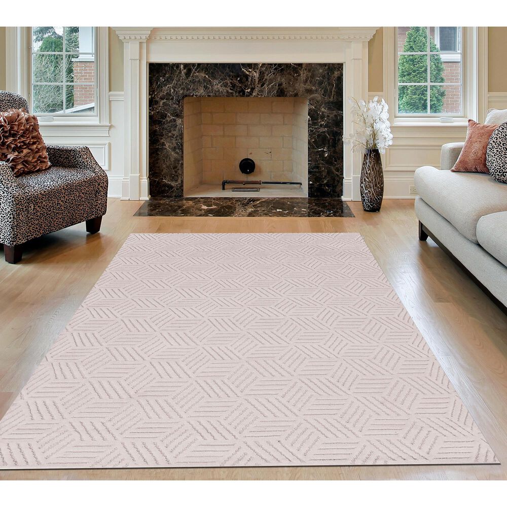 Radici USA Magica 8&#39; x 10&#39; White Area Rug, , large