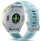 Garmin Forerunner 570 47mm Amp Yellow Aluminum Case with Translucent Whitestone and Turquoise Band, , large