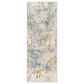 Surya Dresden Taupe, Off-White, Deep Teal, Dusty Sage, Ink Blue, Mustard and Light Gray 2"7" x 7"3" Runner, , large