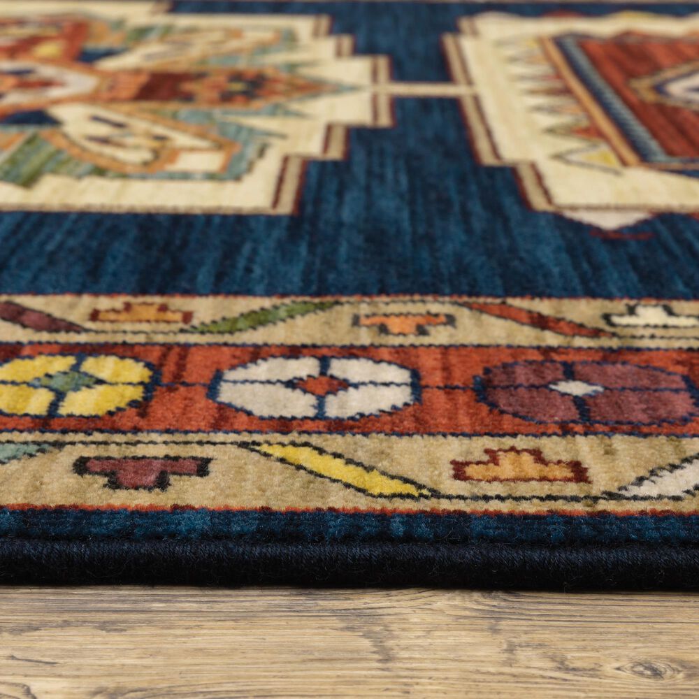 Oriental Weavers Lilihan Blue 7&#39;10&quot; x 10&#39;10&quot; Area Rug, , large