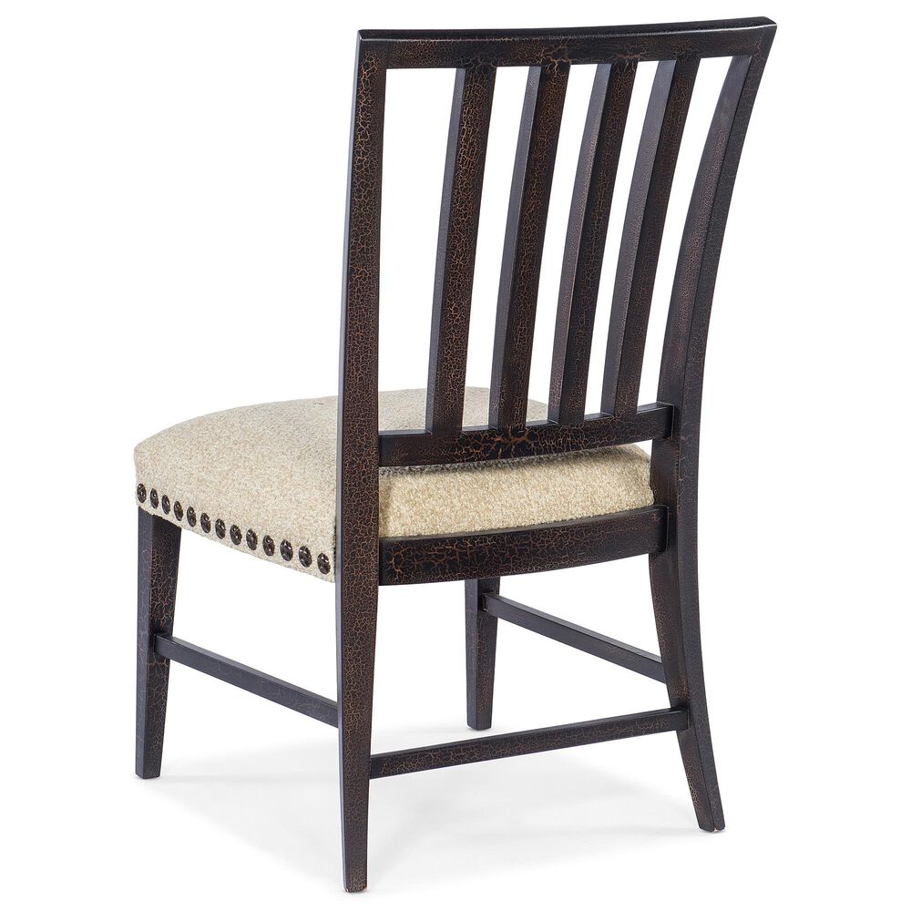 Hooker Furniture Big Sky Upholstered Side Chair in Charred Timber, , large