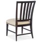 Hooker Furniture Big Sky Upholstered Side Chair in Charred Timber, , large