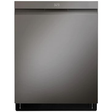 LG 24" Top Control Smart Dishwasher with TrueSteam and Dynamic Heat Dry in Black Stainless Steel, , large