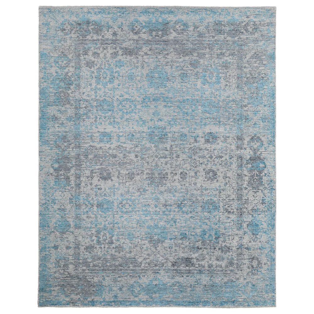 Feizy Loralai Blue and Gray 5" x 8" Area Rug, , large