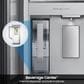 Samsung 28.6 Cu. Ft. Bespoke 4-Door French Door Refrigerator with AI Family Hub+ & AI Vision Inside in Charcoal Glass & Stainless Steel, , large