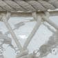 Maple and Jade Round Decorative Indoor/Outdoor Candle Lantern with Rope Handle in Clear and Cream, , large