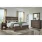 Riva Ridge Oxford California King Panel Bed in Cocoa with USB Ports, , large