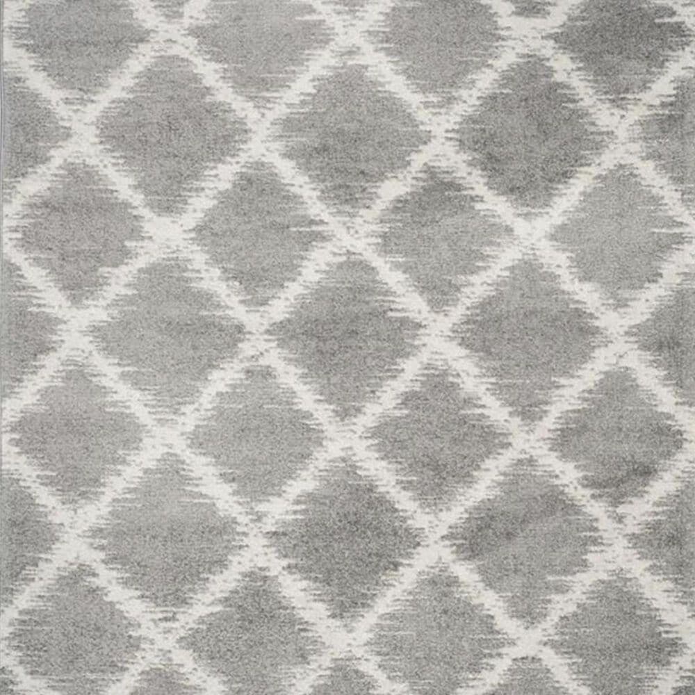 Safavieh Adirondack ADR120B 4&#39; x 6&#39; Silver and Ivory Area Rug, , large