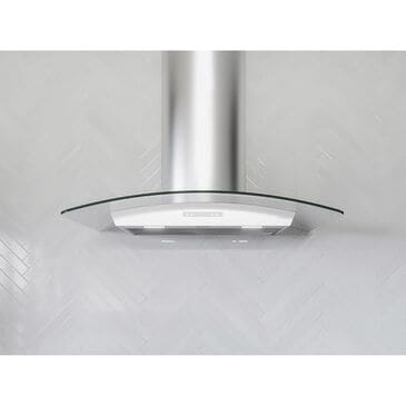 Zephyr Milano 36" Wall Range Hood in Stainless Steel and Glass, , large