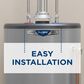 GE Appliances RealMAX Platinum 50-Gallon Tall Natural Gas Atmospheric Water Heater in Gray, , large