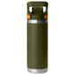 YETI Rambler 18 Oz Water Bottle with Color-Blocked Flip Chug Cap in Olive and King Crab Orange, , large