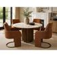 Casabianca Home Brenda Arm Chair in Cinnamon Brown, , large