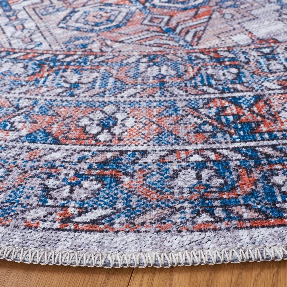 Safavieh Serapi 6&#39;7&quot; Round Ivory and Rust Area Rug, , large