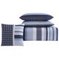 Pem America My World Kids 3-Piece Twin Mason Stripe Comforter Set in Blue, , large
