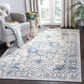 Safavieh Madison MAD603K 10" x 14" Turquoise and Ivory Area Rug, , large