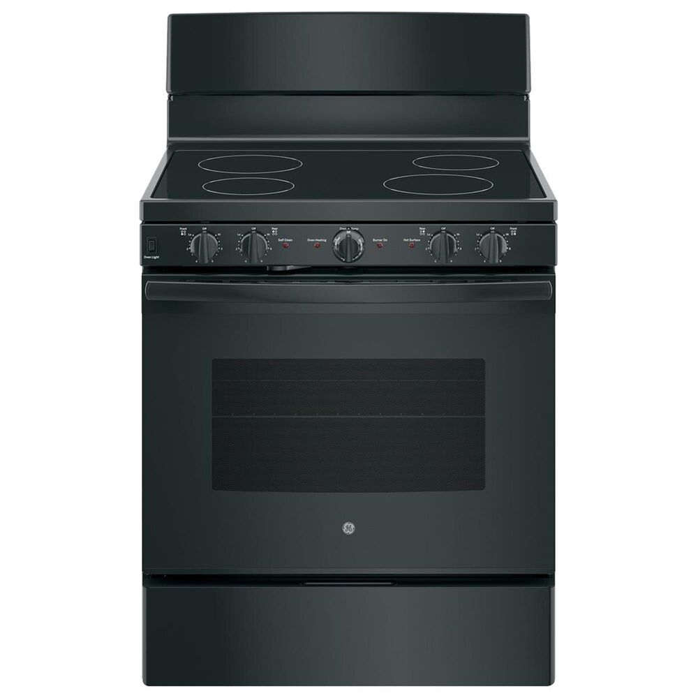 GE Appliances 30" Electric Radiant Smooth Cooktop Range in Black, , large