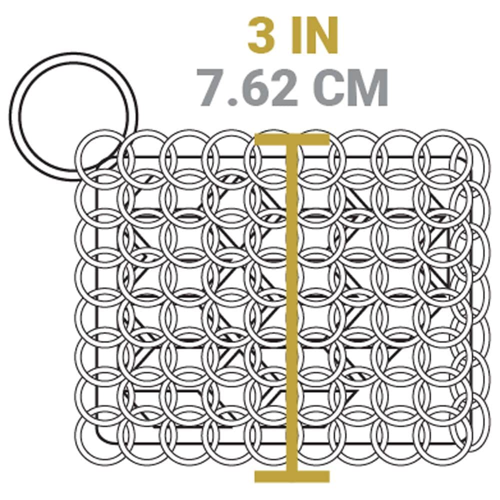 Lodge Chainmail Scrubbing Pad in Blue, , large