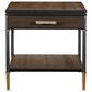 Century Furniture Monterey Side Table in Hawthorne Dark and Aged Bronze, , large
