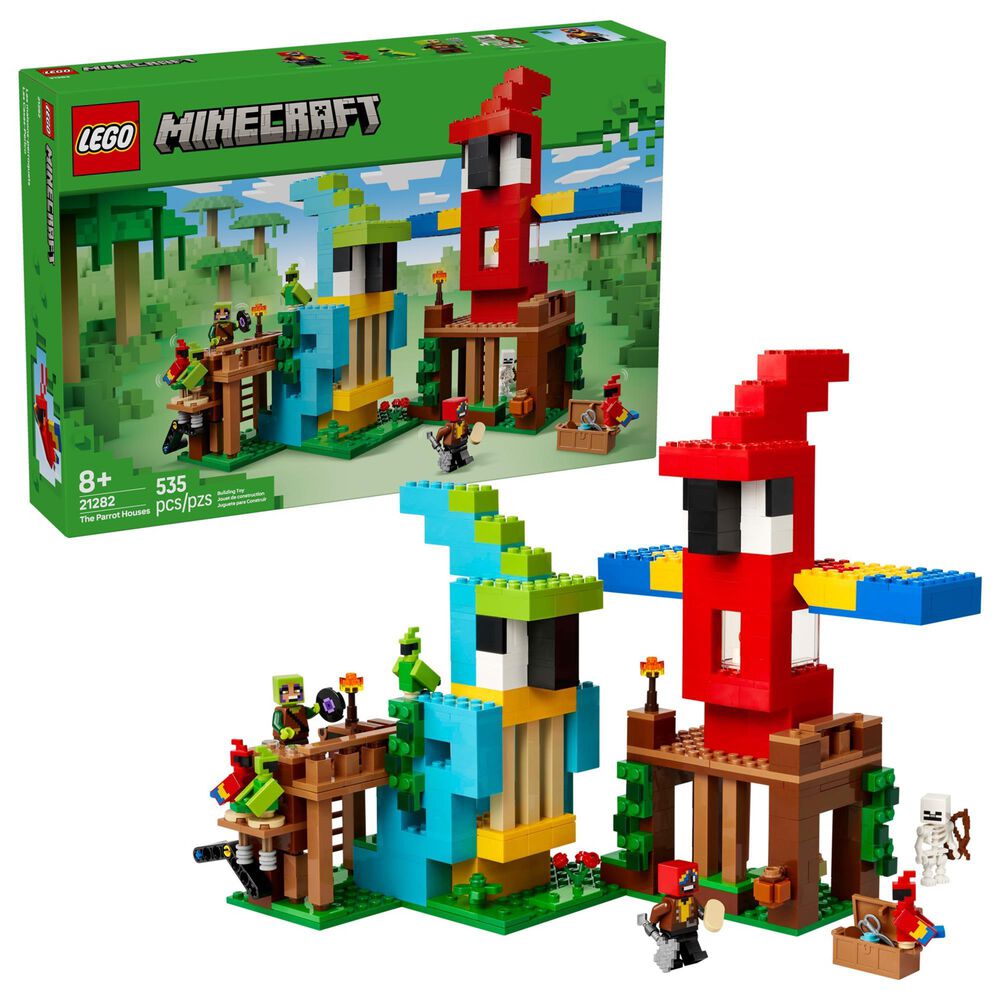 LEGO Minecraft The Parrot Houses Building Set in Multicolor, , large