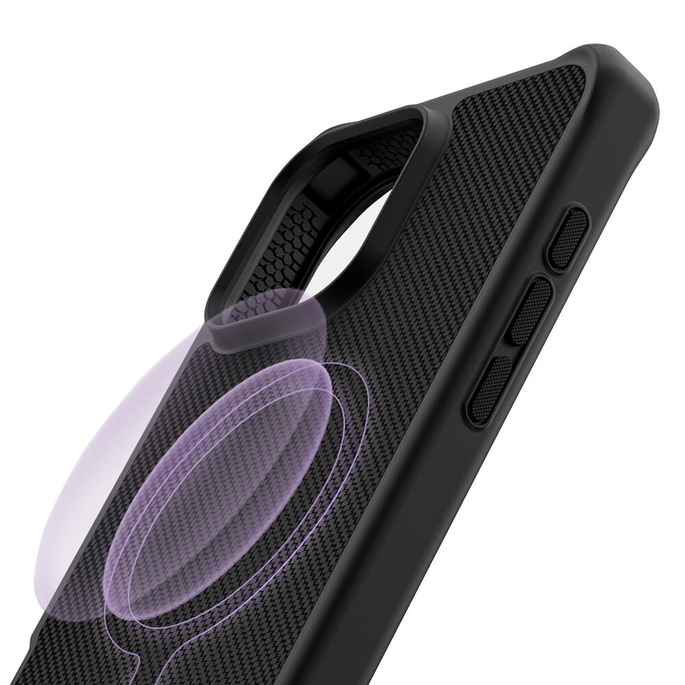 ITSkins Ballistic R Nylon MagSafe Case for Apple iPhone 16 Pro in Black, , large