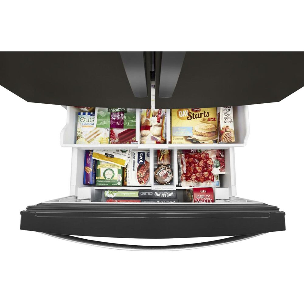Whirlpool 27 Cu. Ft. 36&quot; French Door Refrigerator in Black Stainless, , large