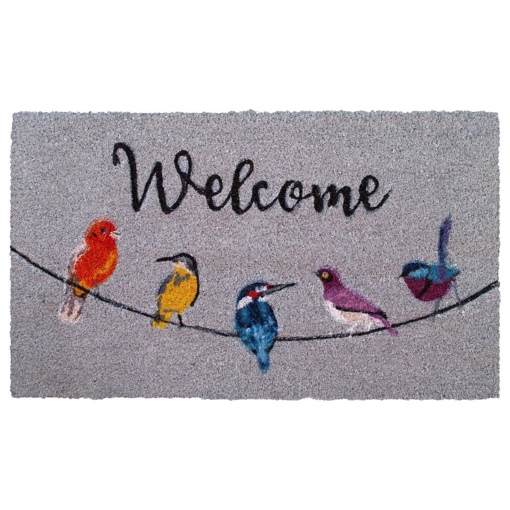 Callaway Tweet Chat 1"5" x 2"5" Multicolor Door Mat, , large