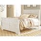 Ashley Willowton Queen Sleigh Bed in Whitewash, , large