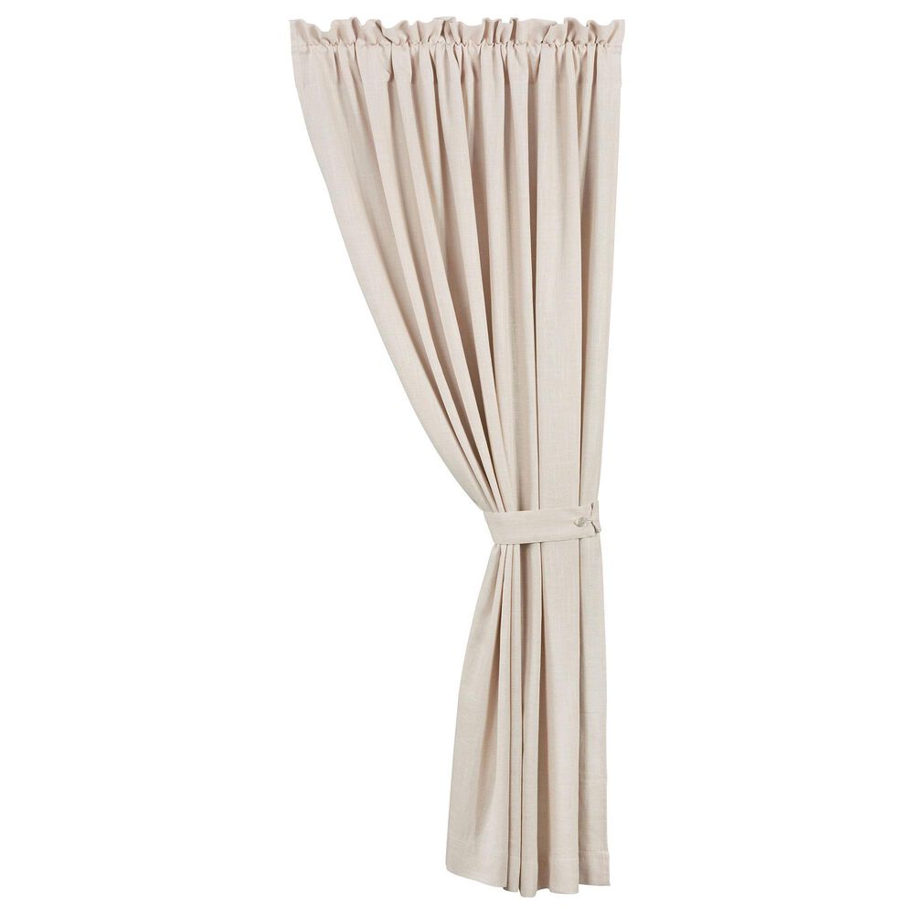 HiEnd Accents Luna 48" x 108" Curtain in Light Tan, , large