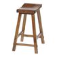 Belle Furnishings Creations II 24" Sawhorse Barstool in Tobacco, , large