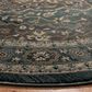 Safavieh Lyndhurst 7" Round Teal and Grey Area Rug, , large