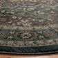 Safavieh Lyndhurst 7" Round Teal and Grey Area Rug, , large