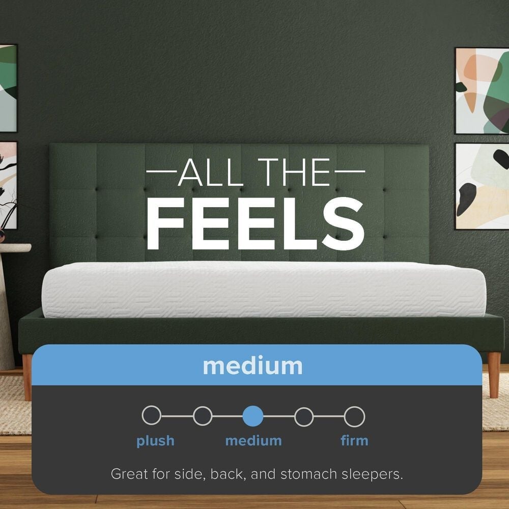 Hearth and Haven Southbay Essentials Medium Memory Foam Full Mattress, , large