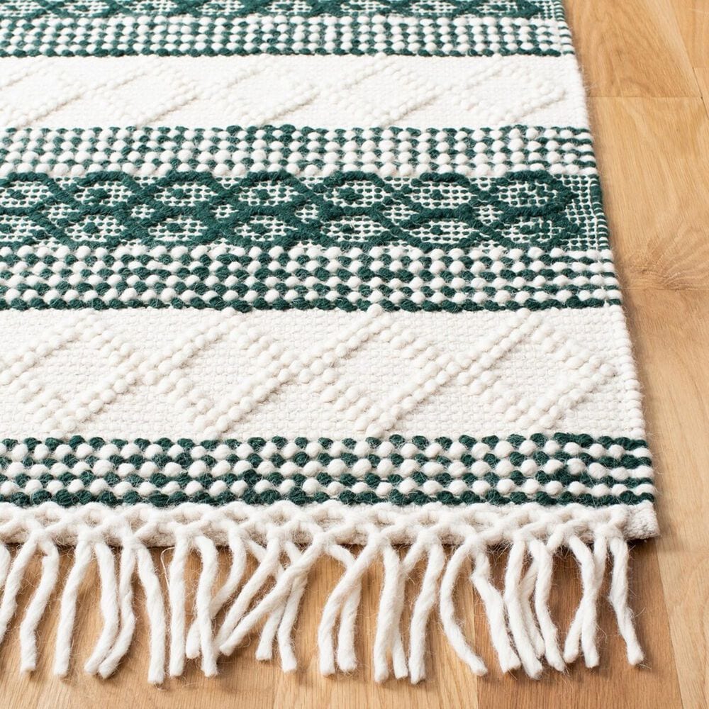 Safavieh Natura NAT859Y 8&#39; x 10&#39; Ivory and Green Area Rug, , large
