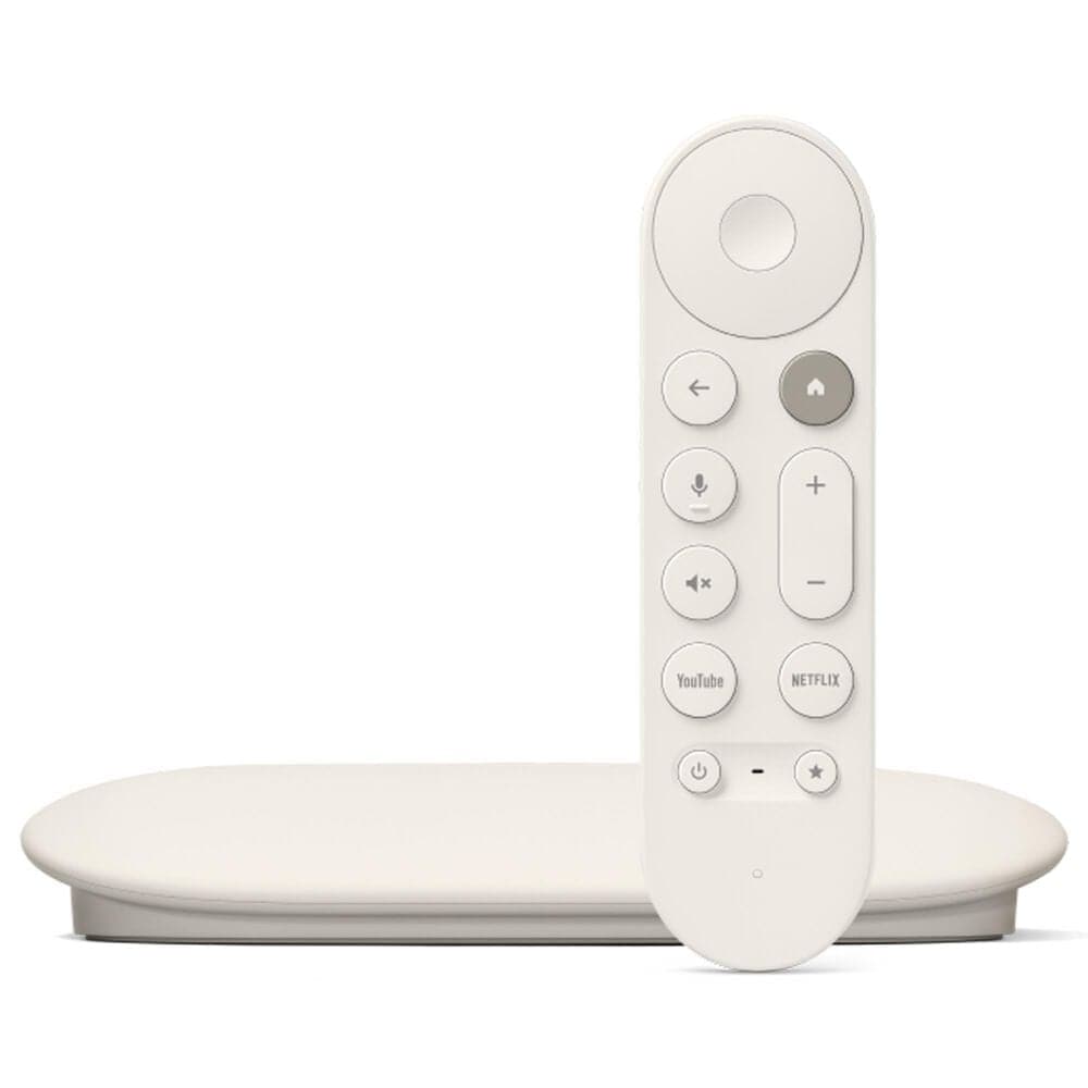 Google TV Streamer &#40;4K&#41; with Voice Remote in Porcelain, , large
