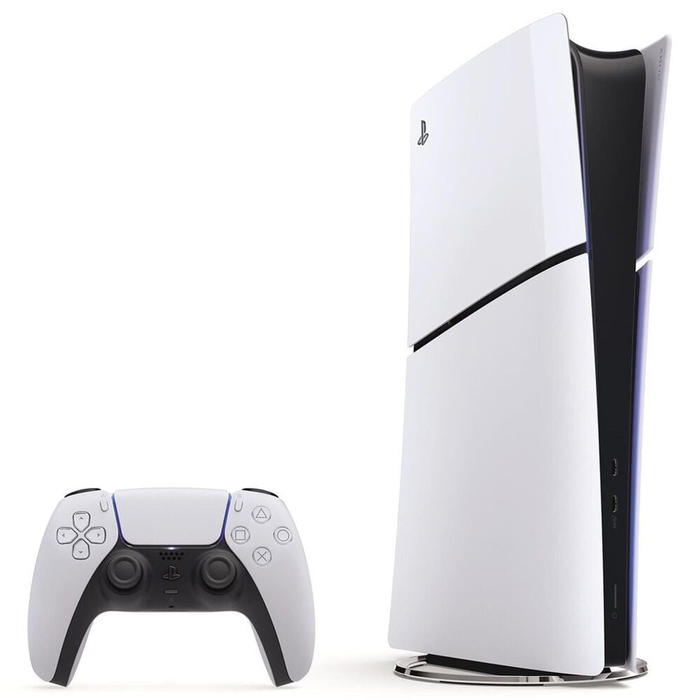Sony PlayStation 5 Slim Console Digital Version in White, , large