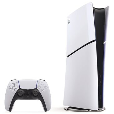 Sony PlayStation 5 Slim Console Digital Version in White, , large