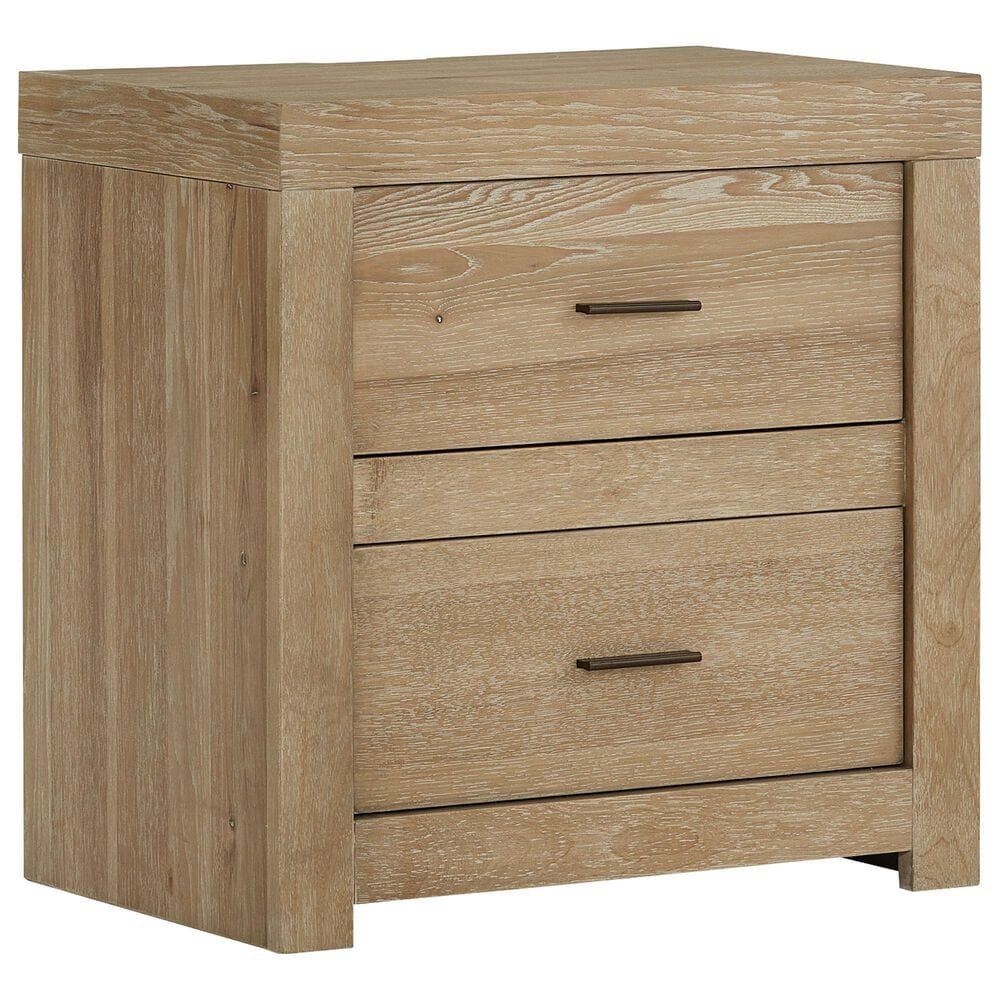 Riva Ridge Modern Loft 4-Piece King Storage Bedroom Set in Khaki, , large