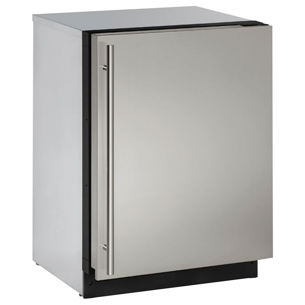 U-Line 24" Compact Refrigerator in Stainless Steel, , large