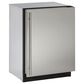 U-Line 24" Compact Refrigerator in Stainless Steel, , large